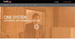 Desktop Screenshot of kwiktag.com